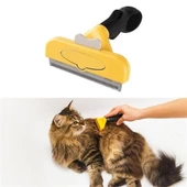 BUFFER® Kedi ve Köpekler İçin Kısa Tüylü Köpek Tarağı Tüy Toplayıcı Tarak Large - 2