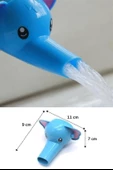 BUFFER® Çocuklar İçin Eğitici ve Güvenli Musluk Uzatıcı Genişletici Başlık Aparatı Fil Figürlü - 10