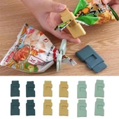 BUFFER®  6lı Hava Sızdırmaz Poşet Torba Ambalaj  Ve Paket Kıstırmalı Kapatma Klipsi - 9