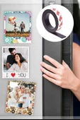Yapışkanlı Şerit Mıknatıs Magnet Kes Kullan Güçlü Sağlam Rulo Çıkarılması Kolay Siyah 2cm x 1 mt - 7