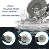 BUFFER® 360 Derece Dönen Torpido Üstü Uzunluk Ayarlamalı Vantuzlu Teleskopik Araç Telefon Tutucu - 6