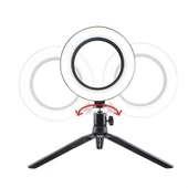 BUFFER® 10inç 26cm Youtube Instagram Tiktok Selfie  Stüdyo Video Fotoğraf Ring Light  Tripod Led Hal - 4