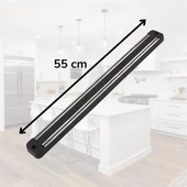 BUFFER® Mıknatıslı Paslanmaz Duvar Bıçak Askısı Standı 55 Cm Aparat - 5