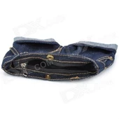 BUFFER® Jean Short Telefon Kılıfı ve Cüzdan - 4