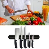 BUFFER® Mıknatıslı Paslanmaz Duvar Bıçak Askısı Standı 55 Cm Aparat - 9