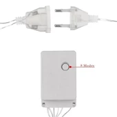 BUFFER® 8 Fonksiyonlu 16 Saçaklı Perde Led 3 x 1 (Günışığı) - 10