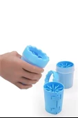 BUFFER® Silikon Jel Fırçalı Kedi Köpek Pati Ayak Yıkama Temizleme Kovası (Küçük) - 9