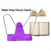 BUFFER® Portatif Ayarlanabilir Metal Kitap Okuma Standı Aparatı Aleti - 9