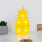 BUFFER® Ananas Şeklinde Ledli Dekoratif Eğlenceli Çocuk Gece Lambası - 7