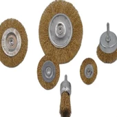 BUFFER® 6'lı Pimli Tel Fırça Seti Pas Yağ Kir Boya Yapışkan Çözücü - 6