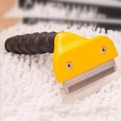 BUFFER® Fubminator Kedi Köpek Tüy Toplama Tarağı  Kaşıma Aparatı 4,5 Cm - 1