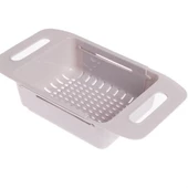 BUFFER® Uzayıp Kısalabilen Ayarlanabilir Plastik Lavabo Mutfak Süzgeci - 5