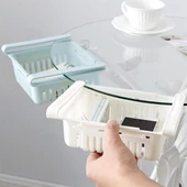 BUFFER® Çok Amaçlı Uzayıp Kısalabilir Buzdolabı Düzenleyici Sepeti Rafı - 2