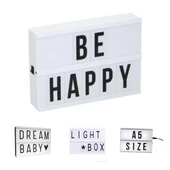 BUFFER® Sinematik Lightbox Dekorasyon Aydınlatma Aksesuarları (A5 Boyut) - 2