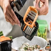 BUFFER® Quick 5 İn 1 Büyük Hazneli Pratik Hızlı Meyve Sebze Doğrayıcı Rende - 7