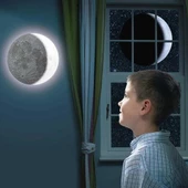BUFFER® Odamdaki Dekoratif Ay Kumandalı Başucu Çocuk Odası Gece Lambası - 7