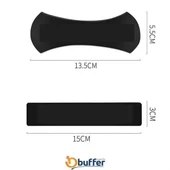 BUFFER® Yeni Nesil Nanotech Güçlü Yapıştırıcı Cep Telefonu Tutucu Pad - 3