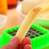 BUFFER® Kare Dizayn Pratik Kolay Patates Dilimeme Aleti Aparatı Bıçağı - 6