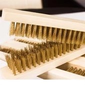 BUFFER® Metal Telli Fırça Ahşap Saplı Pas Kir Sökme Temizleme Fırçası thumbnail 10