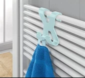 BUFFER® Hang it Pratik Kolay Taşımabilir Havlupan 2 Kancalı Banyo Askısı - 1