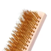 BUFFER® Metal Telli Fırça Ahşap Saplı Pas Kir Sökme Temizleme Fırçası thumbnail 7