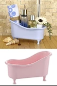 BUFFER® Dekoratif Mini Küvet Şeklinde Çok Amaçlı  Banyo Düzenleyici Sepet - 6