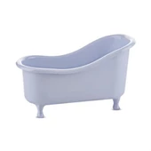 BUFFER® Dekoratif Mini Küvet Şeklinde Çok Amaçlı  Banyo Düzenleyici Sepet - 4