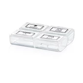 BUFFER® 4 Öğün Günlük Hap İlaç Saklama Taşıma Kutusu İlaç Hatırlatıcı - 6