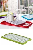 Pratik Lavabo Tezgah Üstü Bulaşık Kurutmalığı Süzmatik 22x40 cm - 10