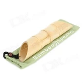 BUFFER® 6 x 1 cm Girişli Kılıflı Bambu Ağacı Akustik Ses Yükseltici Aparat - 5