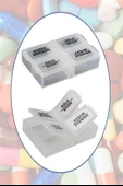 BUFFER® 4 Öğün Günlük Hap İlaç Saklama Taşıma Kutusu İlaç Hatırlatıcı - 8