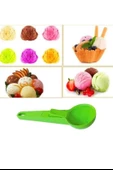BUFFER® Pratik Mandallı Plastik Dondurma Servis Sunum Kepçesi Kaşığı - 8