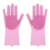 BUFFER® Isıya Dayanıklı Pratik Sihirli Silikon Bulaşık Yıkama Eldiveni thumbnail 4