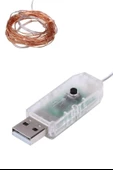 BUFFER® Yılbaşı ve Özel Konsept Dekorasyon 5 Mt USB Bağlantılı Led Işık - 3