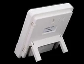 BUFFER® Bebek Odası Masaüstü Dijital Termometre Nem Ölçer Higrometre Saat - 4