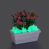 BUFFER® Gece Karanlıkta Işık Vererek Parlayan Dekoratif Çakıl Taşları - 7