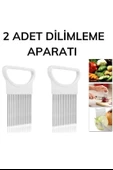 BUFFER® Pratik Kolay Eşit Şekilde Sebze Kesme Dilimleme Aleti Aparatı - 9