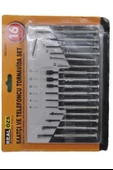 BUFFER® 16 Parça Hassas Tornavida Seti Saatçi ve Telefoncu Tornavidası - 3