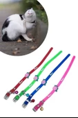 BUFFER® Çıngıraklı Zilli Sevimli Renkli Slikon Kedi Köpek Boyun Tasması - 2