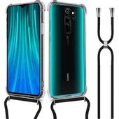 Xiaomi RedMi Note 8 Pro Askılı İpli Şeffaf Tank Kılıf - 2