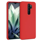 Xiaomi Redmi Note 8 Pro İnce Mat Silikon Kılıf Kırmızı - 1