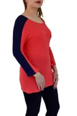 Kadın Kayık Yaka Turuva Kol Sweatshirt BRG-35341 - 5