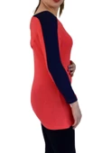 Kadın Kayık Yaka Turuva Kol Sweatshirt BRG-35341 - 4