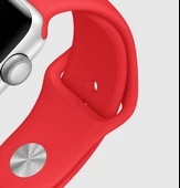 Apple Watch Series 3 42 MM Fileli Kordon Gri-Siyah - 6