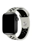 Apple Watch Series 3 42 MM Fileli Kordon Gri-Siyah - 3