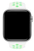 Apple Watch Series 5 38 MM Fileli Kordon Beyaz-Yeşil thumbnail 3