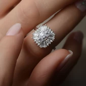 14 Ayar Altın Işıltı Seli Yüzük thumbnail 1