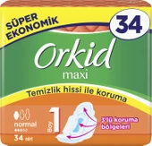 Orkid Maxi Normal 34 Adet Süper Ekonomik Paket Hijyenik Ped - 2