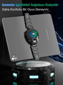 Polham RGB 5-8.45 inç Dijital Göstergeli Tablet Soğutucu Telefon Gamer Oyuncu Radyatör Soğutma Fanı thumbnail 6