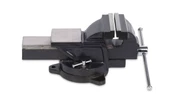 Anadolu Strong Büyük Boy 100mm 4 360 Dönerli Taban Dövme Çelik Sabit Tezgah Masa Mengenesi - 3